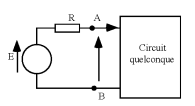 Modèle de Thevenin d'un circuit linéaire