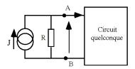 Modèle de Norton d'un circuit linéaire