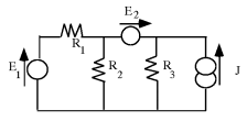 Exemple de circuit électrique en régime continu