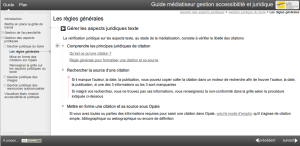 Guide pour médiatiseur expliquant comment intégrer une citation texte pour qu'elle soit conforme juridiquement