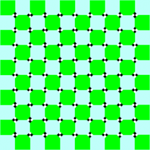 Illusion d'optique : parallélisme de lignes