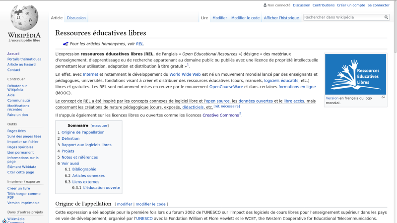 Encyclopédie collaborative : Wikipedia